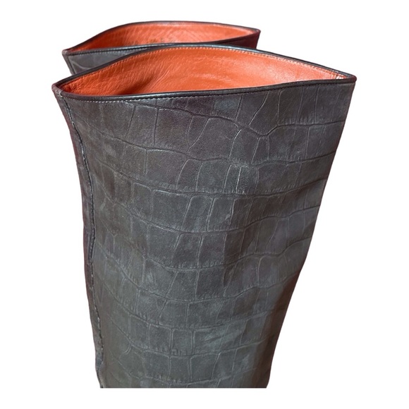 Tall boots right under the knee Santoni - Picture 6 of 13